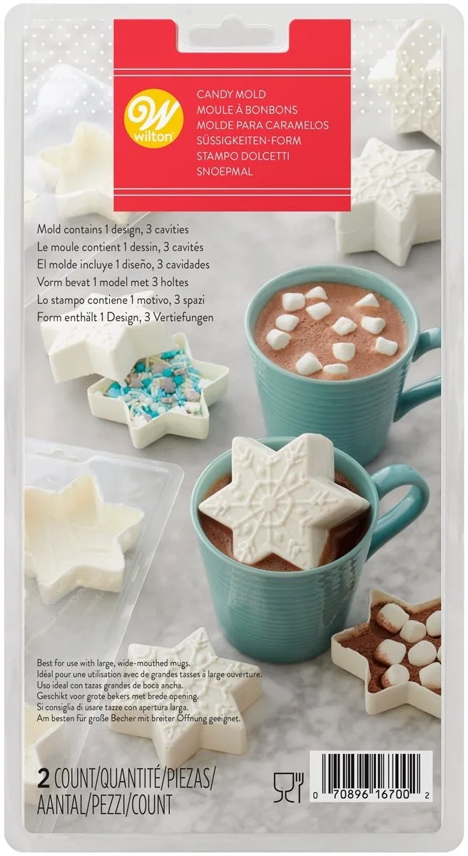 Candy Mold - Chocolade Mal - Bakvorm Chocolade de Wilton en Sneeuwvlok – photo produit