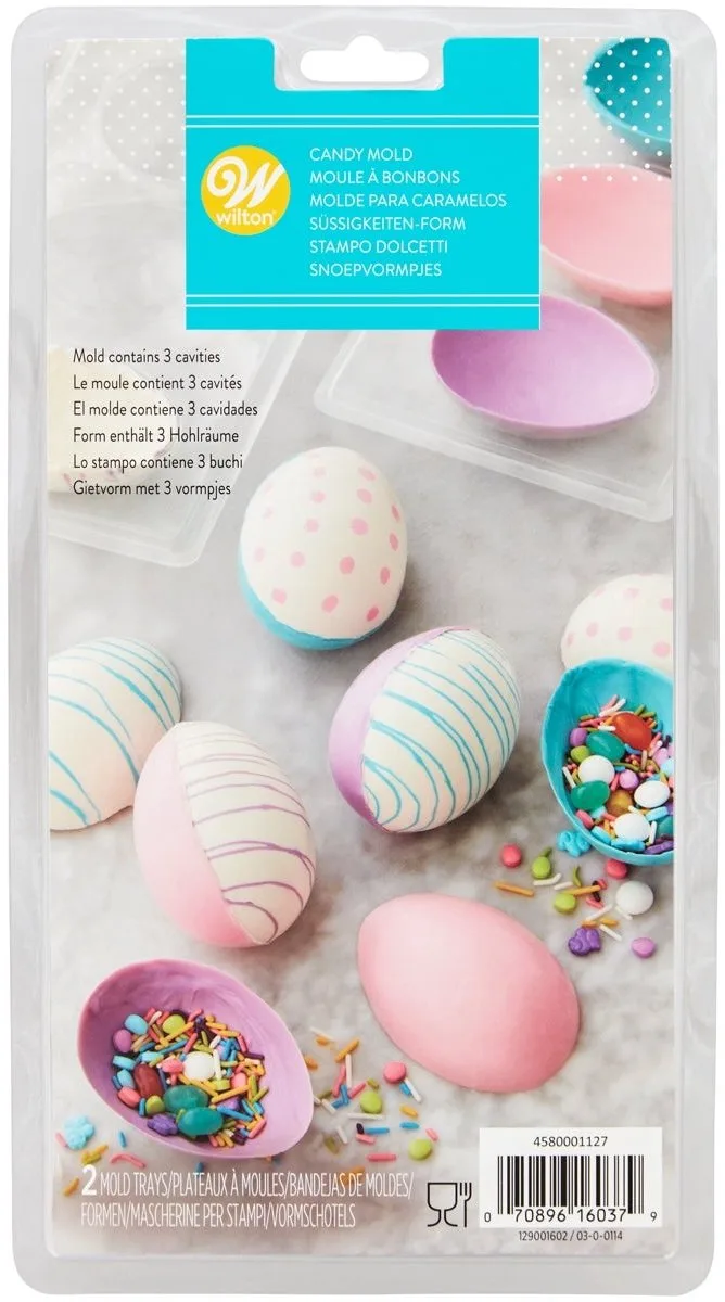 Candy Mold - Snoep - Chocolade Mal - Bakvorm Chocolade fra Wilton i Chocolade Ei – produktbillede