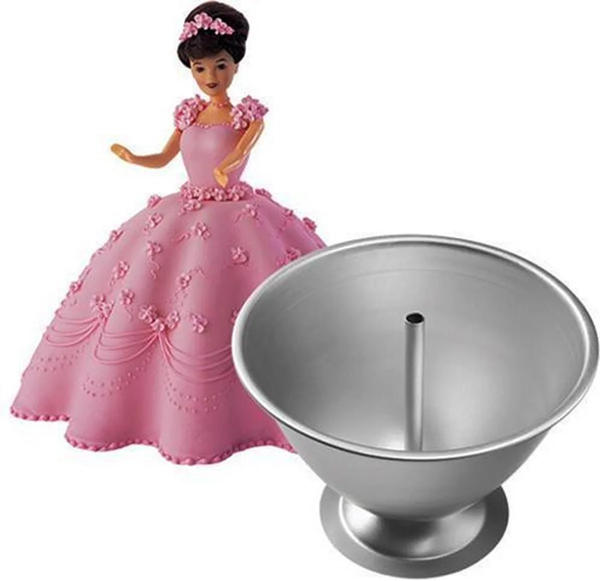 Classic Wonder Mold bakvorm, Barbie de Wilton en Marron – photo produit