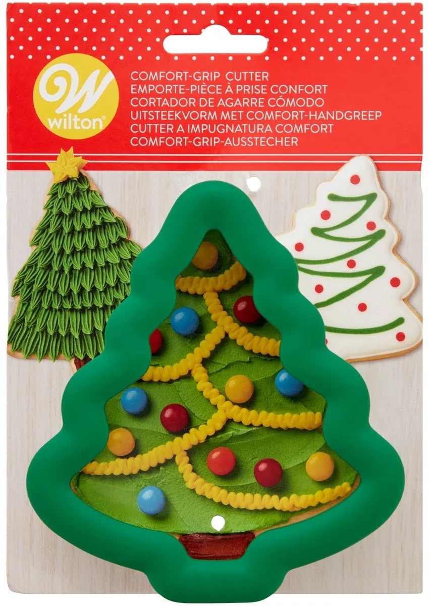 Comfort Grip Uitsteekvorm - Kerstmis - Koekvormpjes van Wilton in Kerstboom – productfoto
