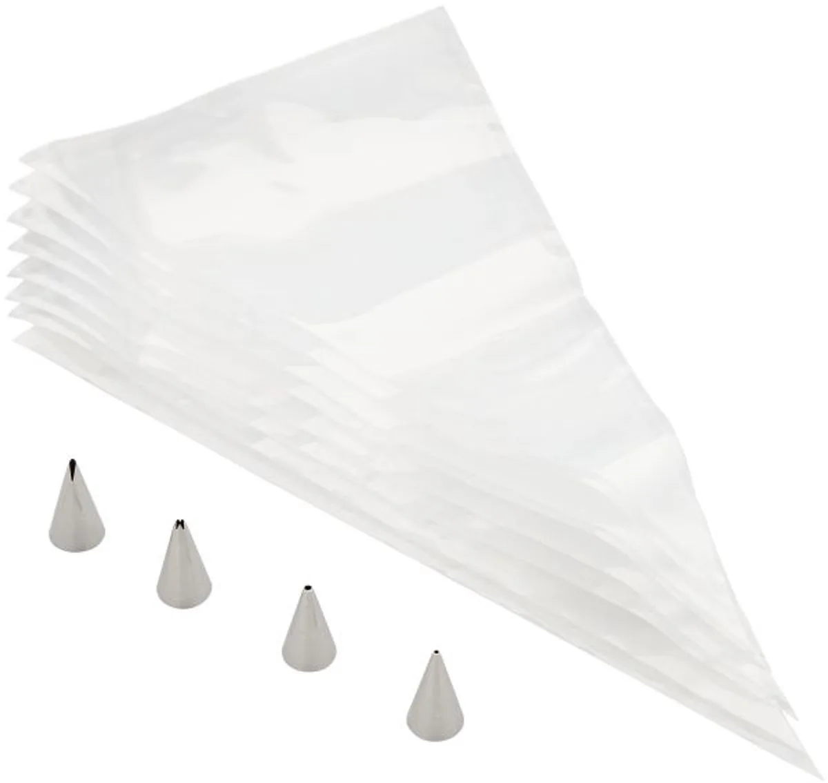 Cookie Decorating Set/12 - Spuitzak met Spuitmondjes - Garneerzakken de Wilton en Multicolore – photo produit