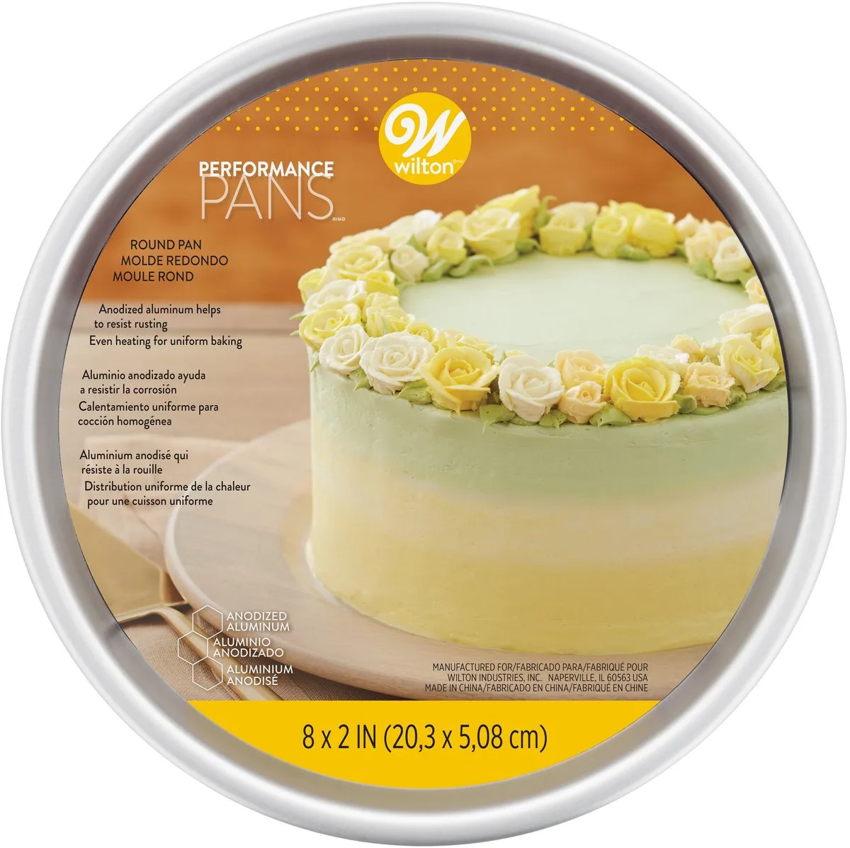 Performance Pans Ronde Bakvorm Ø20cm från Wilton i Silver – produktbild