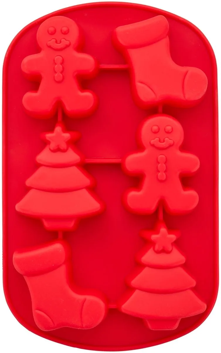Siliconen Mal Kerst - DIY Bakvorm van Wilton in Kerstmis – productfoto