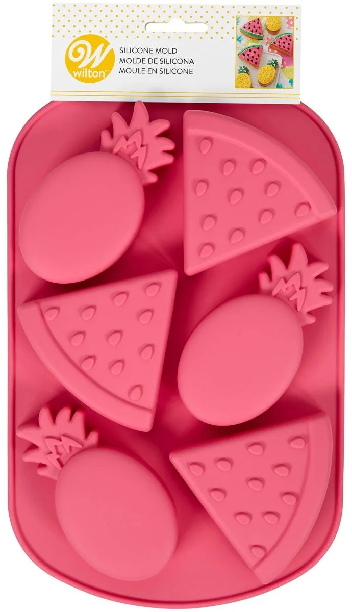 Siliconen Mal Kerst - DIY Bakvorm van Wilton in Meloen en Ananas – productfoto