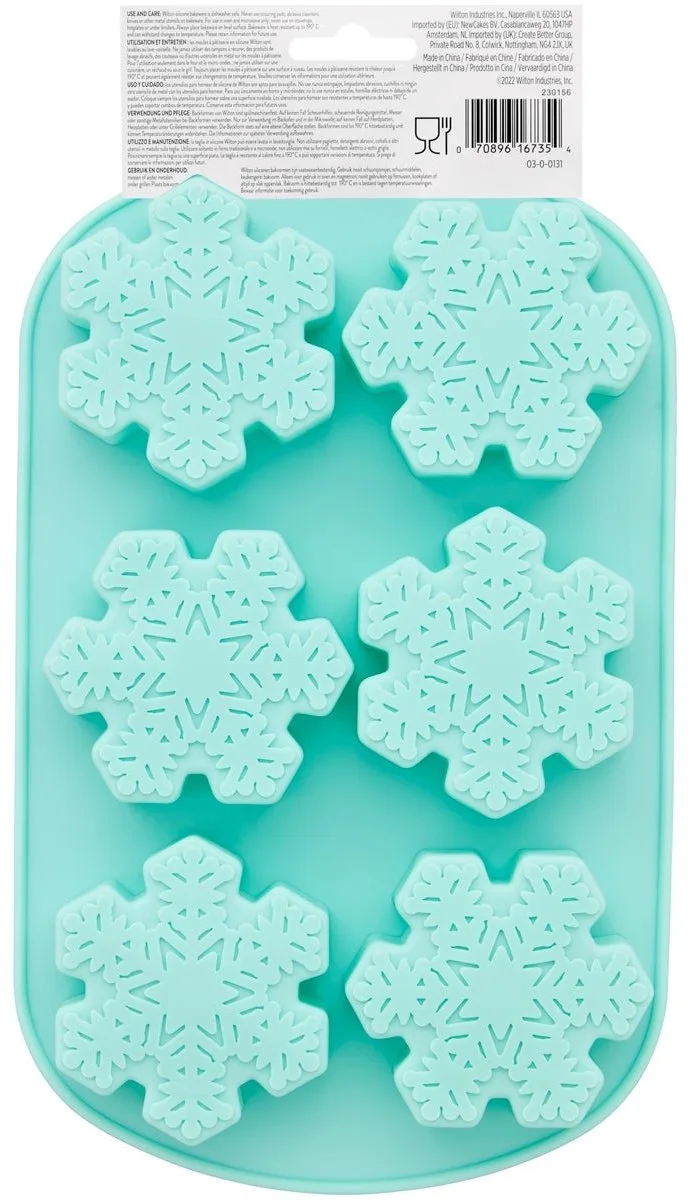 Siliconen Mal Kerst - DIY Bakvorm von Wilton in Sneeuwvlok – Produktfoto