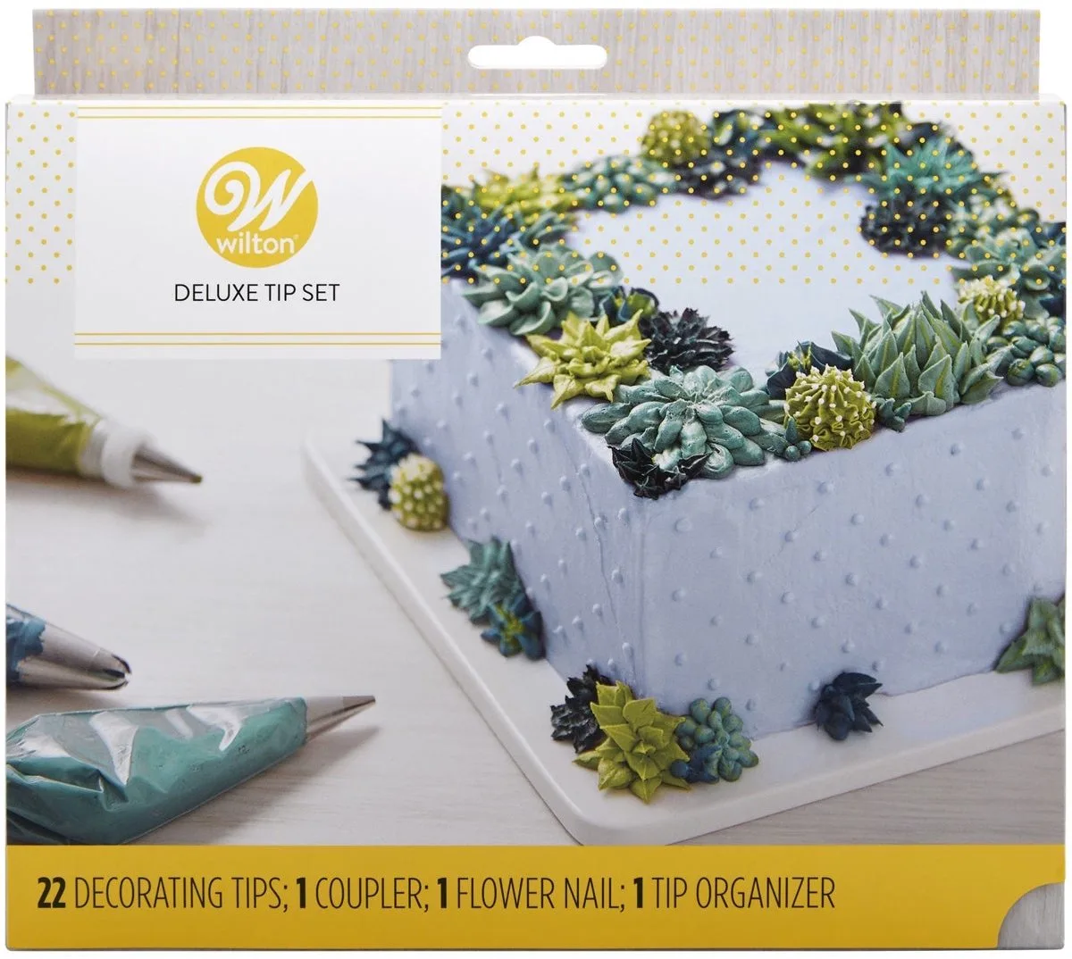 Spuitmondjes Deluxe Set - Garneerspuit voor Taartdecoratie - 22 Stuks de Wilton en Deluxe, 22 – photo produit
