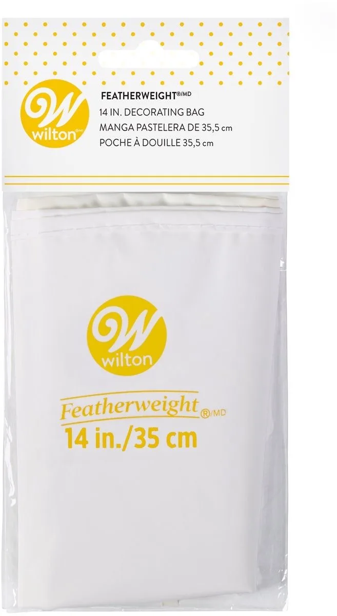Spuitzak Herbruikbaar - 35 cm - Lichtgewicht Slagroomspuit - Garneerspuit van Wilton in Blank, Wit – productfoto
