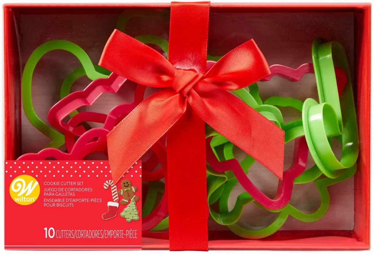 Uitsteekvorm - Koekvormpjes - Kerstmis - 10 Stuks van Wilton in Set Kerstmis, 10 – productfoto