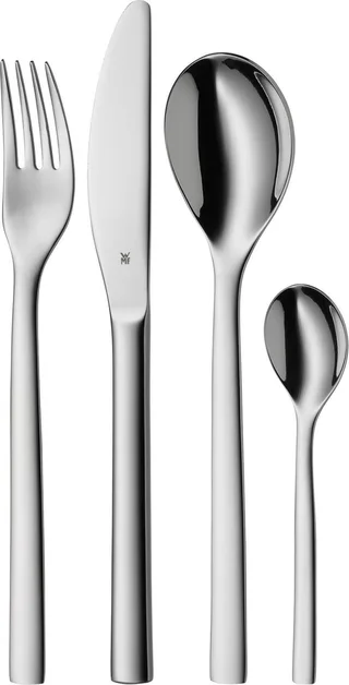Bestekset Nuova 4-delig – RVS 18/10 – Modern Design – Geschikt voor Dagelijks en Feestelijk Gebruik von WMF in Silber – Produktfoto 1 von 2