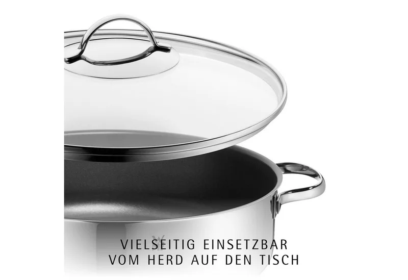 Braadpan - Ø 28 cm - RVS fra WMF i Sølv – produktbillede 3 af 5