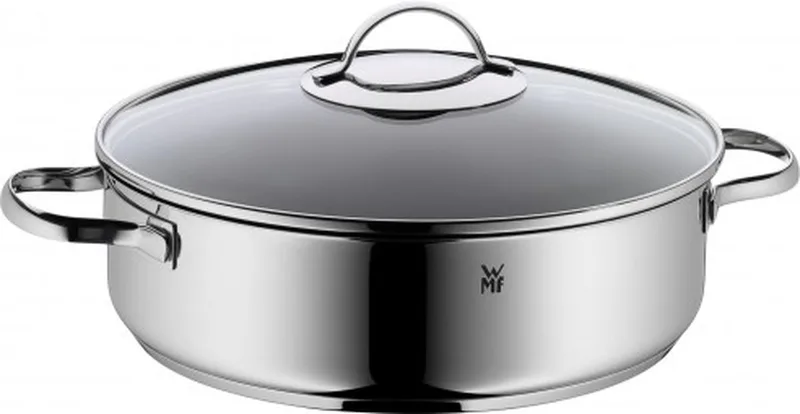 Braadpan - Ø 28 cm - RVS fra WMF i Sølv – produktbillede 1 af 5