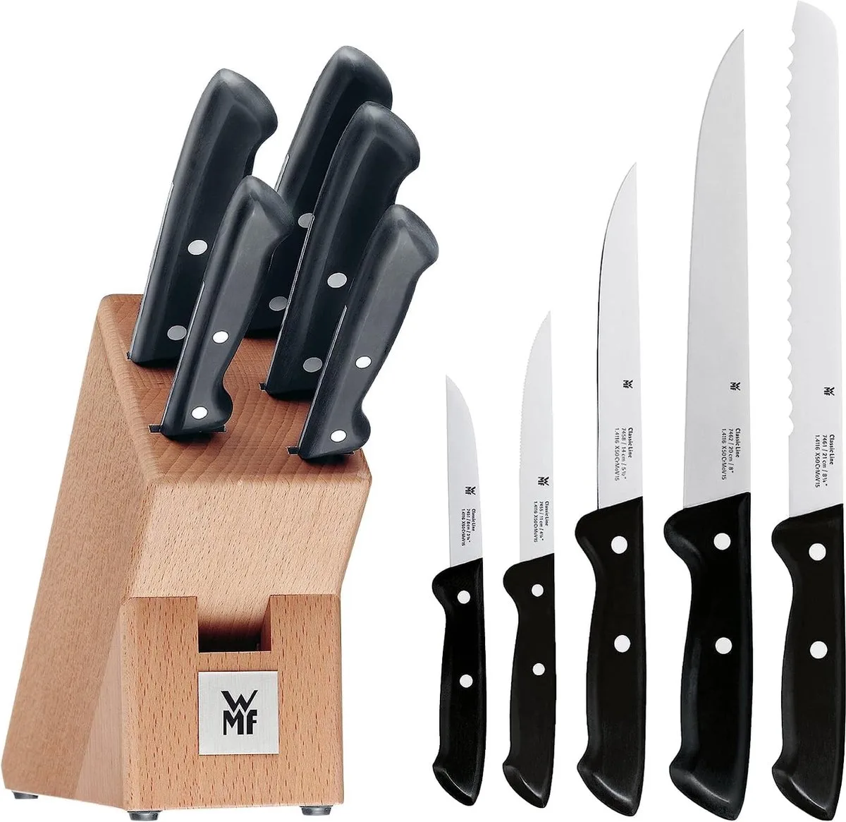 Classic Line Messenset - 6-Delig van WMF in Meerkleurig – productfoto