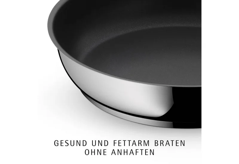 Devil Koekenpannenset - Ø 24 + 28 cm von WMF in Silber, Schwarz – Produktfoto 2 von 5