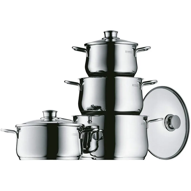 Diadem Plus 0730046040 - Pannenset 4-delig by WMF in Silver – product photo