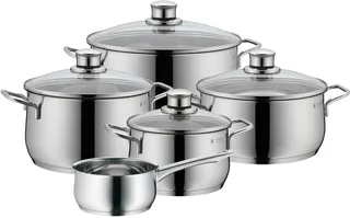 Diadem Plus - Pannenset - 5-delig - Geschikt voor Inductie - Inclusief Deksels by WMF in Rvs – product photo 1 of 6