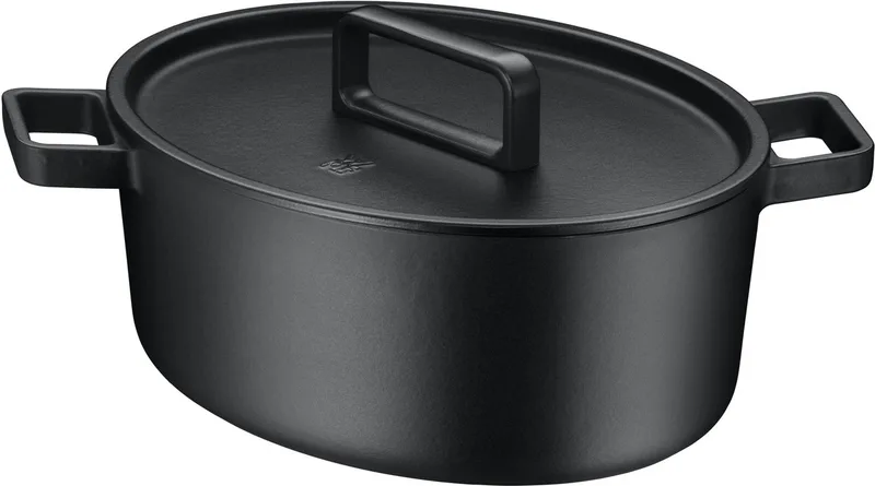 Flavour - Braadpan - Ovaal - 33 x 26 cm - Inductie - RVS - Geschikt voor Oven van WMF in Zwart – productfoto 1 van 5