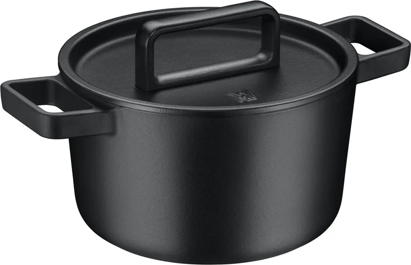 Flavour - Braadpan - Rond - Ø 22 cm - Inductie - RVS - Geschikt voor Oven de WMF en Noir – photo produit