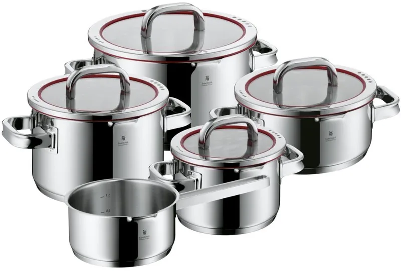 Function4 - Pannenset - 5-delig - Geschikt voor Inductie - Met Deksel by WMF in Rvs – product photo 1 of 5