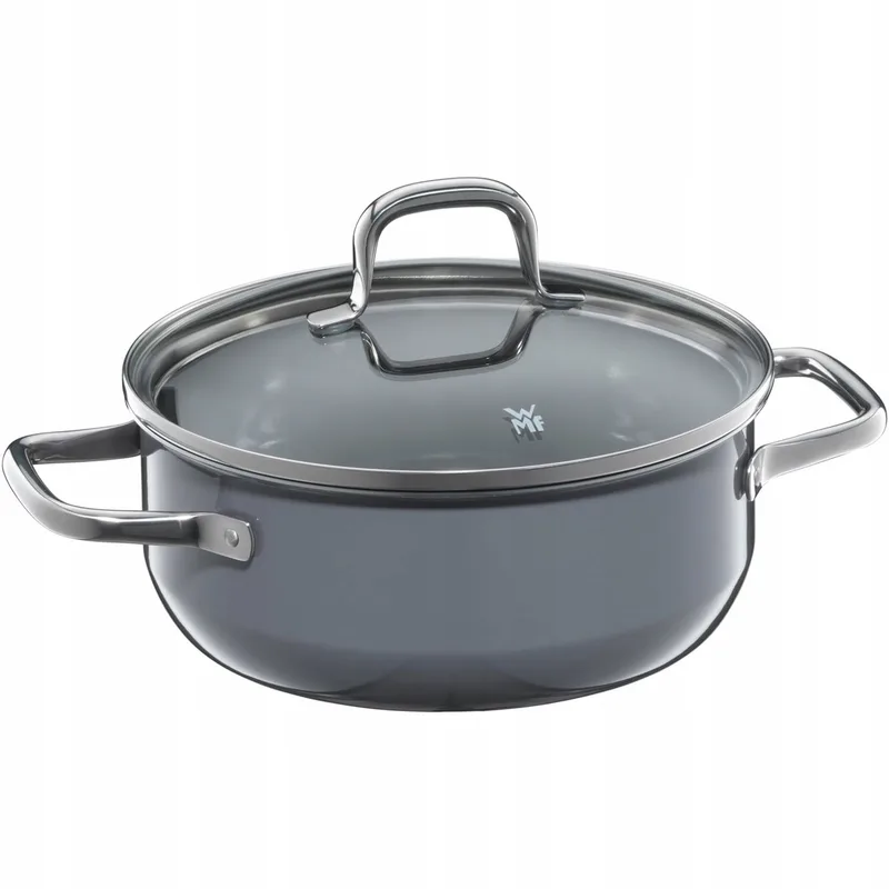 Fusiontec Essential Kookpan 20cm - 2.4L, Inductie, Keramiek de WMF en Gris – photo produit