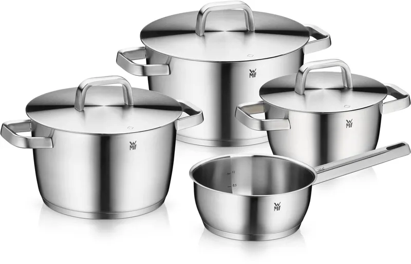 Iconic Kookpannenset 4-delig by WMF in Roestvrijstaal – product photo
