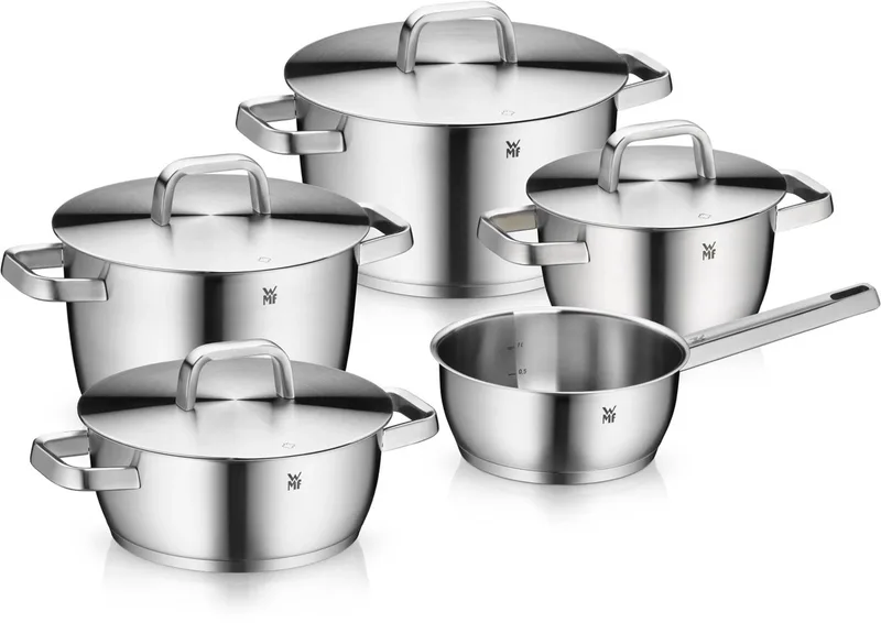 Iconic Kookpannenset 5-delig by WMF in Roestvrijstaal – product photo