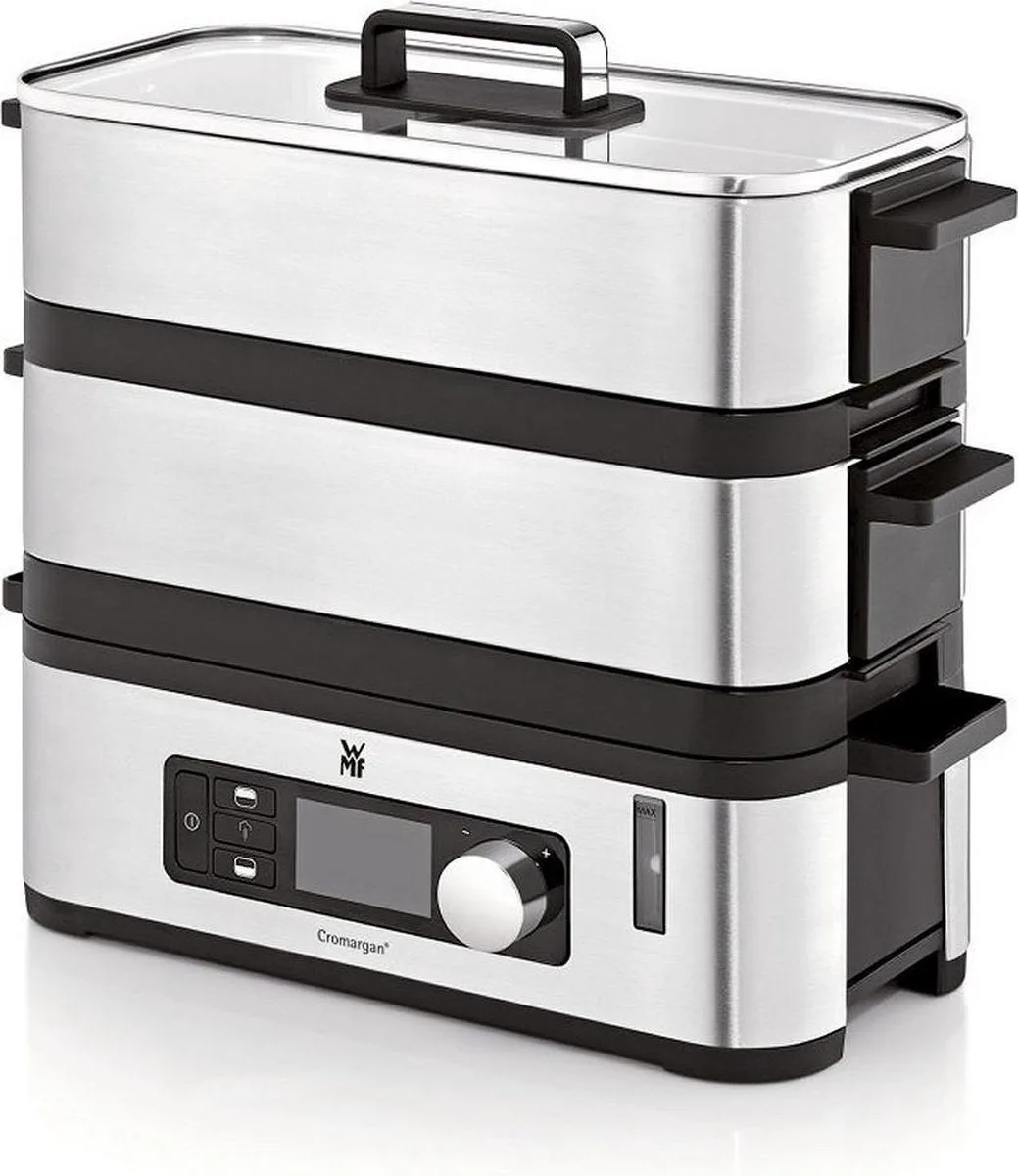 KITCHENminis - Stoomkoker - Compact - 2 Schalen van WMF in Rvs – productfoto