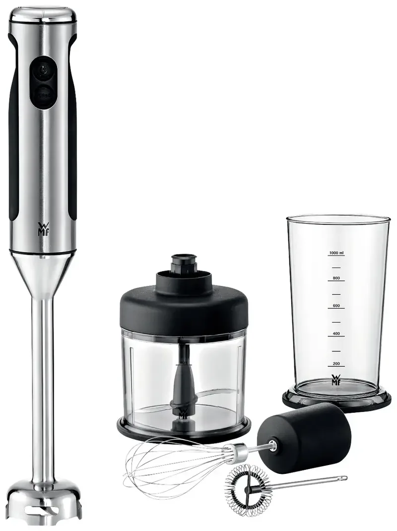 Lineo Staafmixer 700 W Turbofunctie, Met voet, Met mixbeker RVS, Zwart by WMF in Rvs, Black – product photo