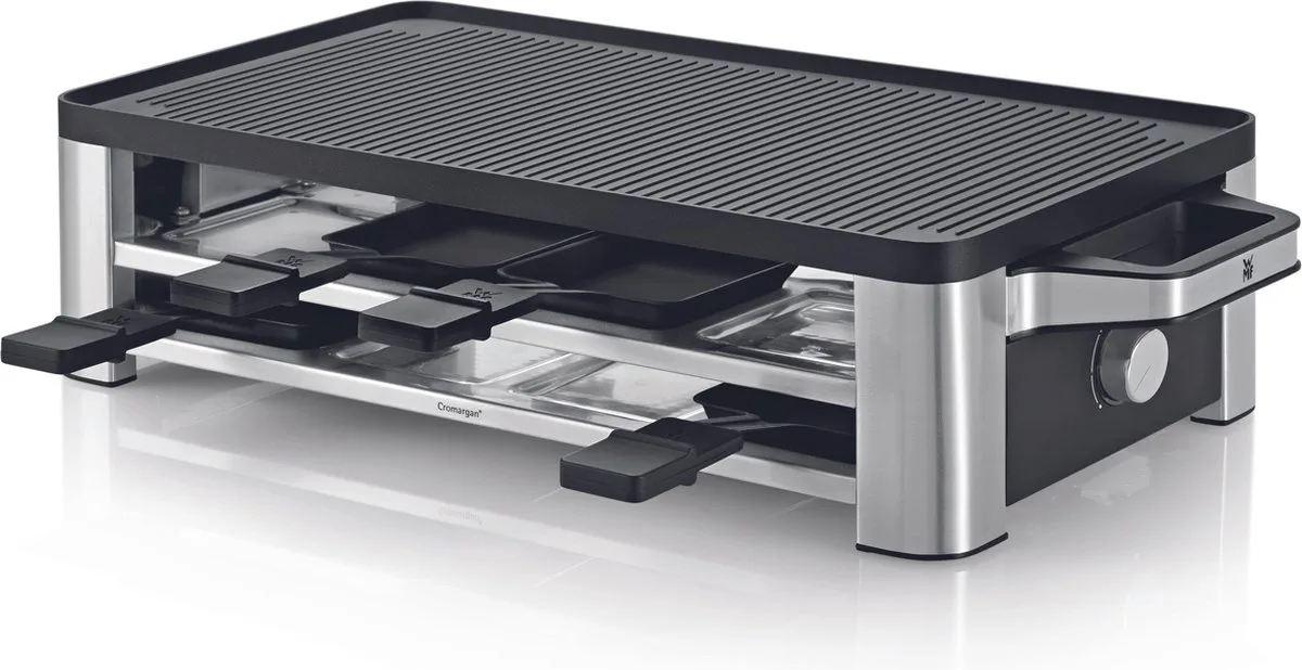 Lono Raclette Grill van WMF in Zwart, Chroom – productfoto