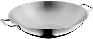 Macao Wok 36 cm met Glazen Deksel - Inductie by WMF in Roestvrijstaal – product photo 4 of 5