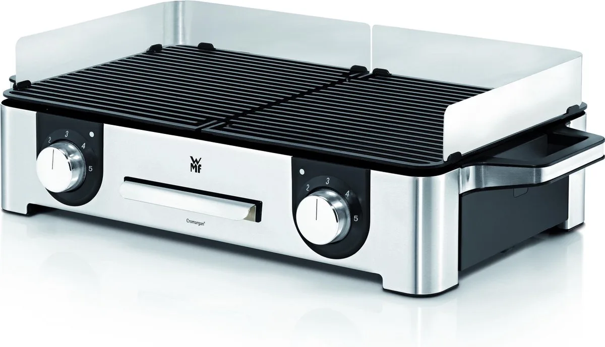 Mastergrill - Grillplaat - RVS - 2400W - Geschikt voor Binnen en Buiten - Anti-aanbaklaag van WMF in Stainless steel – productfoto