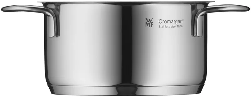 Mini - Kookpan Laag - Ø12 cm - 0,7L - RVS - Compact - Geschikt voor alle warmtebronnen by WMF in Silver – product photo 4 of 5