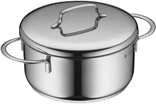 Mini - Kookpan Laag - Ø16 cm - RVS - Compact - Geschikt voor alle warmtebronnen de WMF en Argent – photo produit 1 sur 2