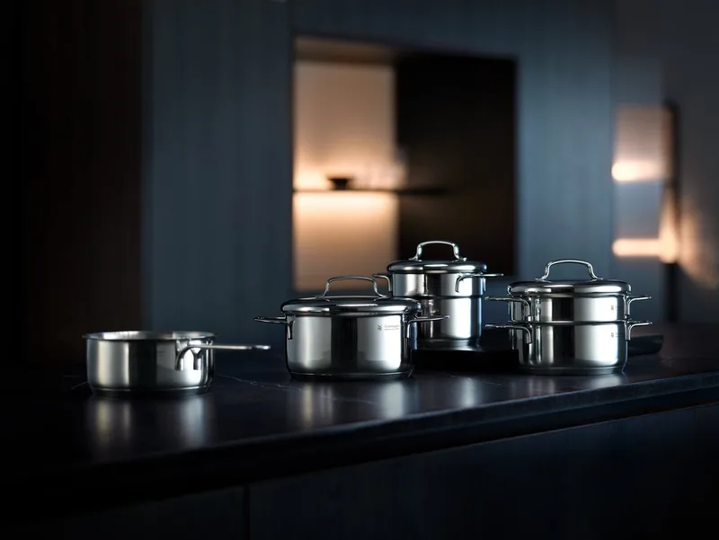 Mini - Pannenset - 5-delig - Geschikt voor Inductie - Compact by WMF in Rvs – product photo 2 of 5