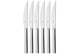 Nuova Steakmessen - 6-delig - RVS - Ergonomisch - Voor Perfect Snijden by WMF in Black – product photo 2 of 4