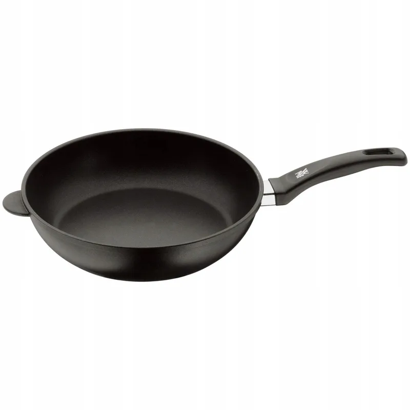 Party Braadpan 28 cm met Hoge Rand - Aluminium & Keramische Coating fra WMF i Sort – produktbillede