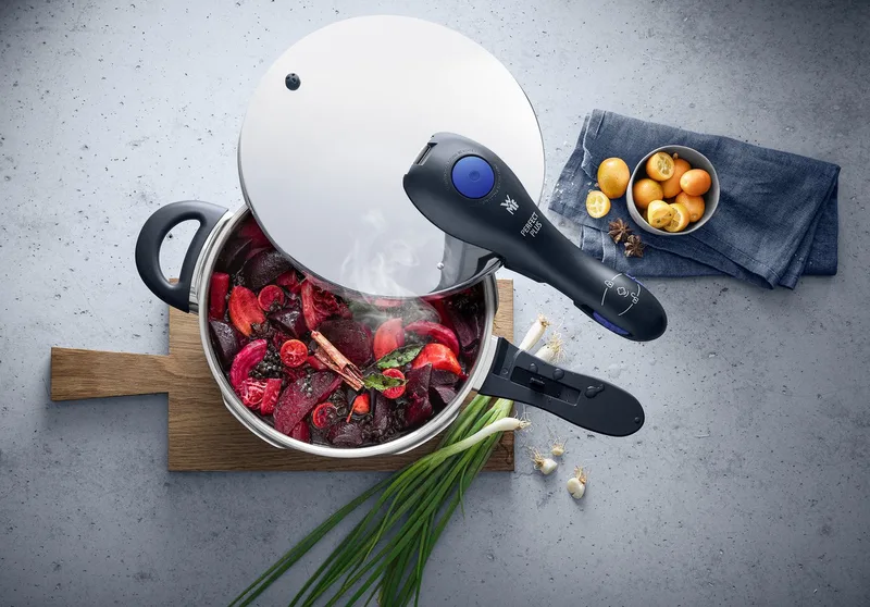 Perfect Plus - Snelkookpan - 6.5L - Vlambeveiliging - Inductie de WMF en Rvs – photo produit 2 sur 5