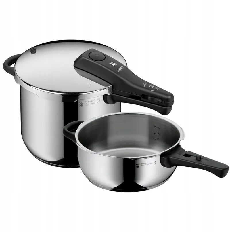 Perfect Snelkookpan Inductie 6,5L + 3L - Cromargan 18/10 by WMF in Roestvrij staal – product photo