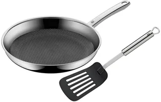 Profi Resist - Koekenpan - Ø 28 cm - RVS - Inclusief Profi Plus Spatel - Geschikt voor Inductie från WMF i Silver – produktbild 1 av 5