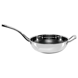Profi Resist - Wokpan - Ø 28 cm - RVS - Geschikt voor Inductie - Anti-aanbaklaag by WMF in Silver – product photo 3 of 3