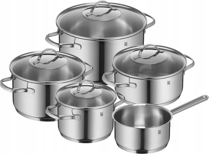 Provence Plus Pannenset RVS 5-delig - Geschikt voor Inductie by WMF in Silver – product photo