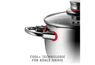 Quality One - Pannenset - 5-delig - Geschikt voor Inductie - Inclusief Deksels fra WMF i Rvs – produktbillede 2 af 5
