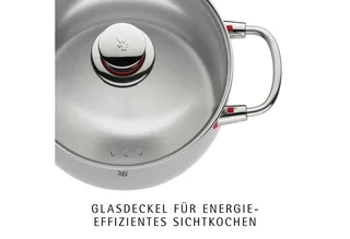 Quality One - Pannenset - 5-delig - Geschikt voor Inductie - Inclusief Deksels fra WMF i Rvs – produktbillede 3 af 5