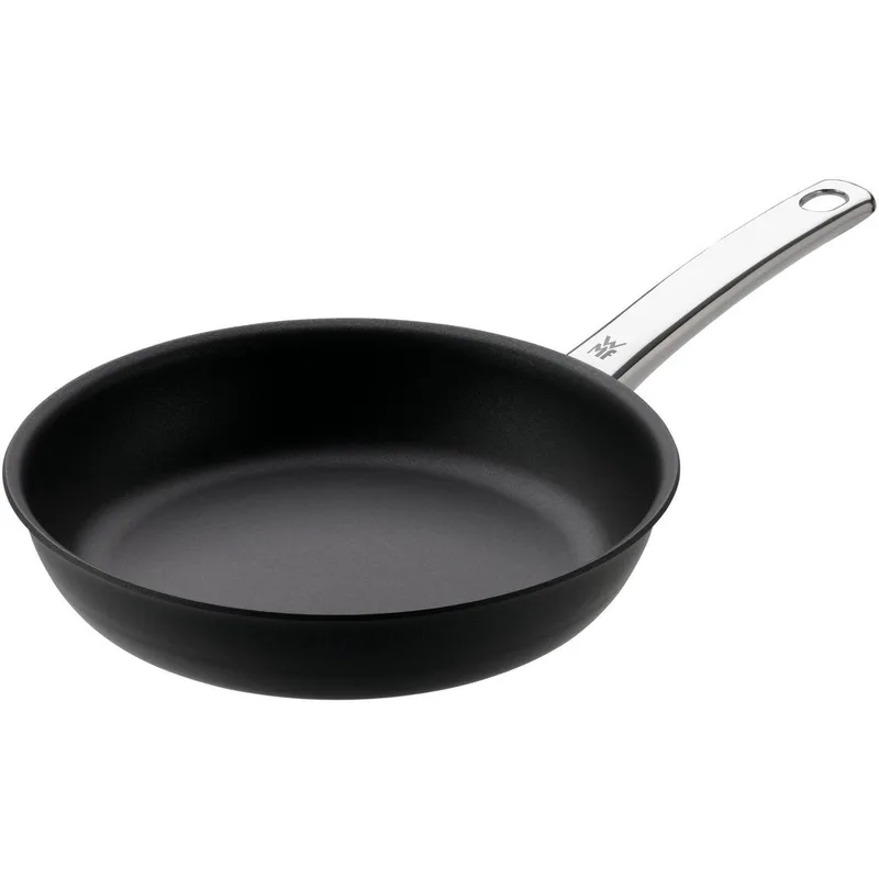 Steak Profi - Koekenpan - Ø 24 cm - RVS - Geschikt voor Inductie - Anti-aanbaklaag de WMF en Noir – photo produit