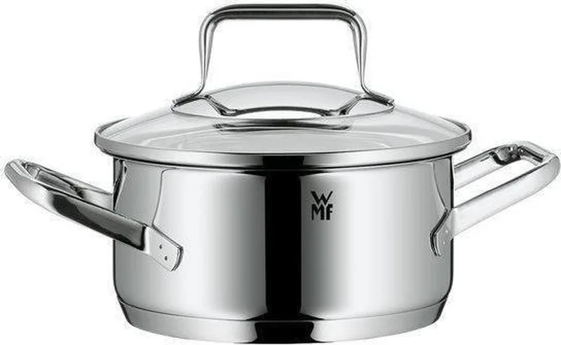 Trend Kookpan - Laag - Ø 16 cm by WMF in Silver – product photo