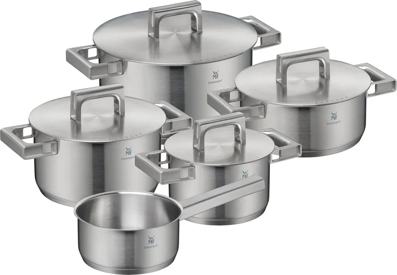 Ultimate Cool+ Downdraft Pannenset 5-delig von WMF in Silber – Produktfoto 1 von 5