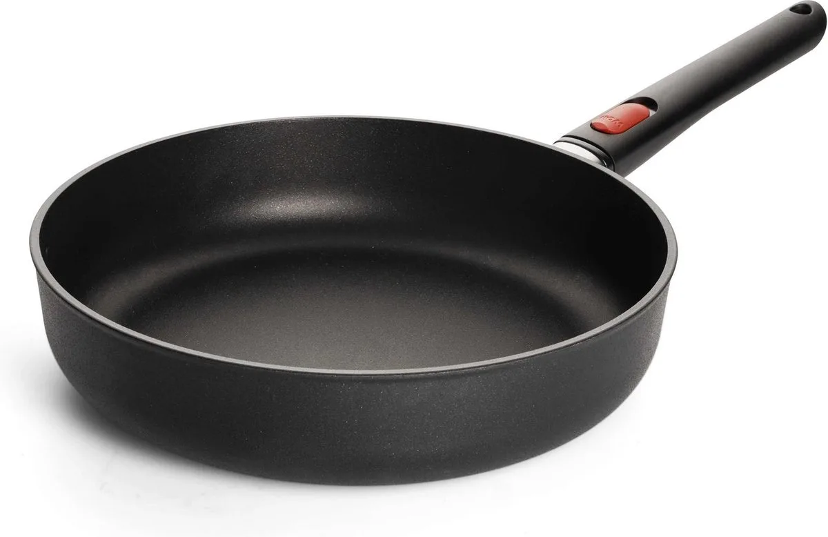 Eco Lite Hapjespan 28 cm van Woll in Zwart – productfoto