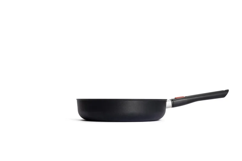 EcoLite QXR Hapjespan inductie met afneembare greep - Ø280mm - H 70mm van Woll in Zwart – productfoto 3 van 3
