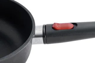 EcoLite QXR Hapjespan inductie met afneembare greep - Ø280mm - H 70mm van Woll in Zwart – productfoto 2 van 3