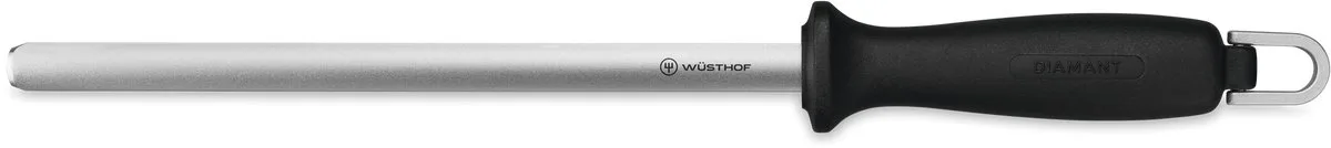 Aanzetstaal diamant 23 cm-Messenslijper diamant 23 cm de Wüsthof en Noir – photo produit