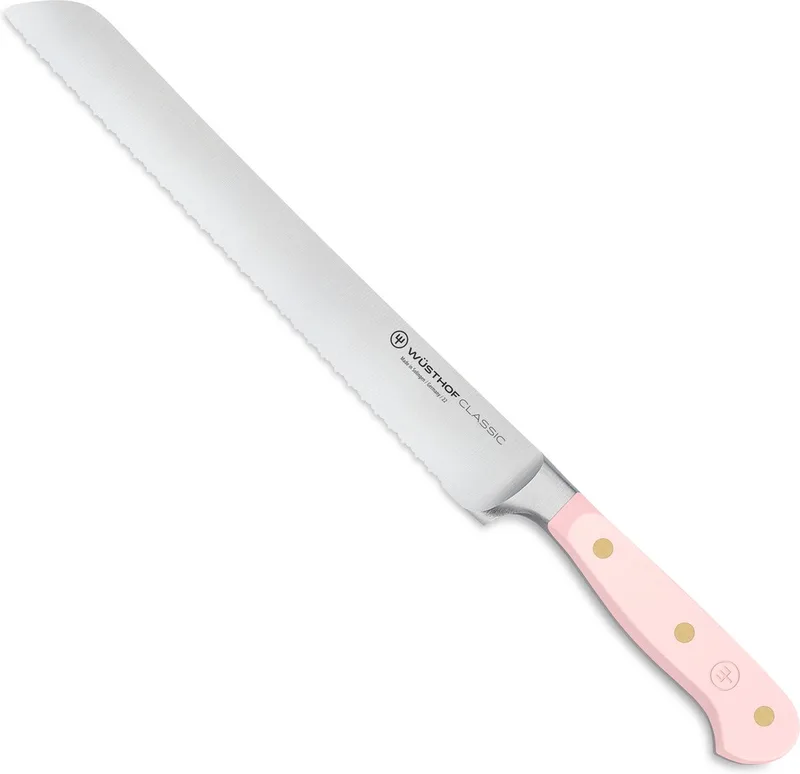 Classic broodmes 23 cm von Wüsthof in Pink himalayan salt – Produktfoto